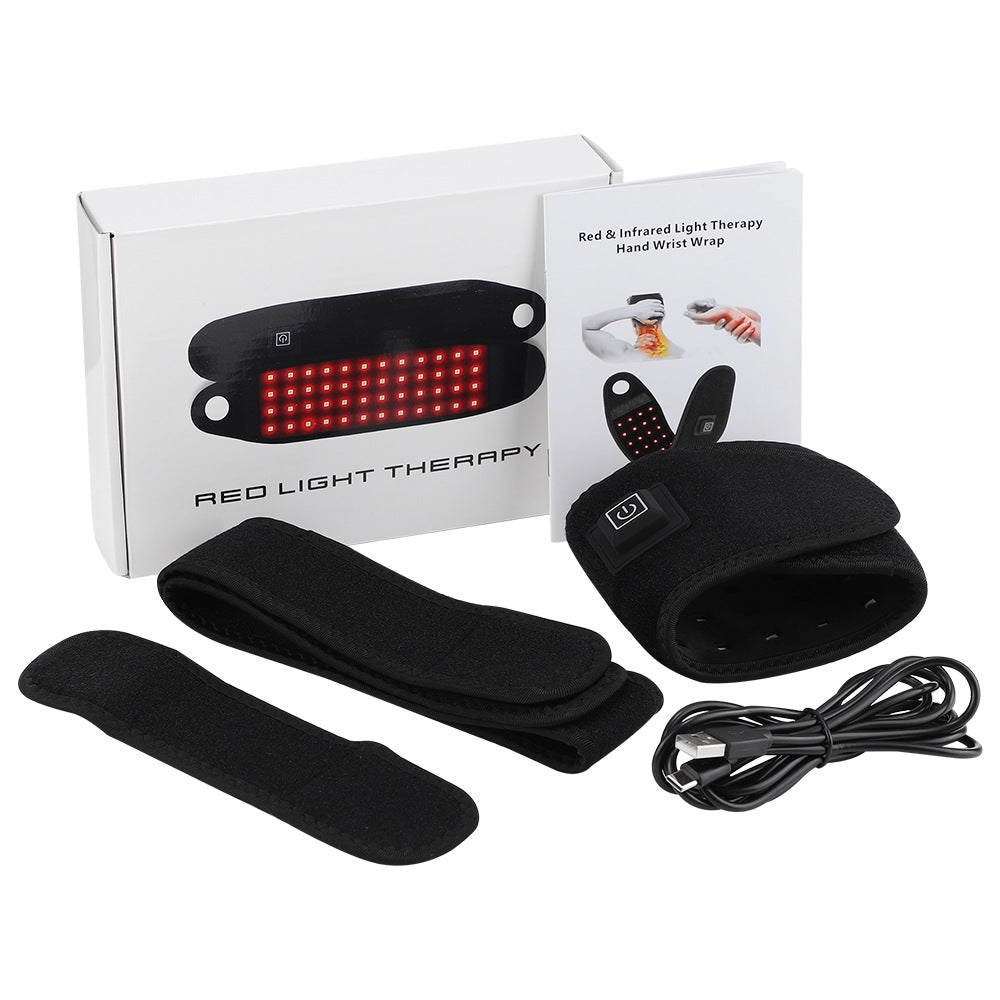 Hot Selling 48 LED Red Light Therapy Wrap with Smart Timing Adjustable Heat Wrist Support 660nm 850nm Pain Relief