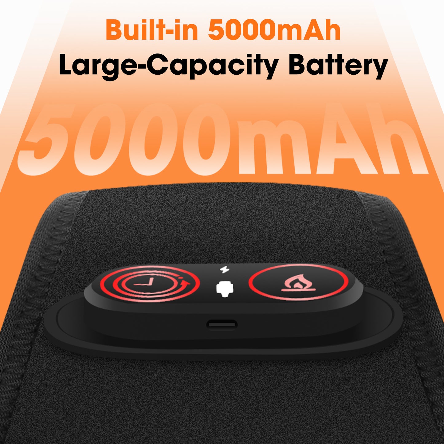 Rechargeable Face Warmer Band with 3 Heat Levels for Relaxation and Comfort