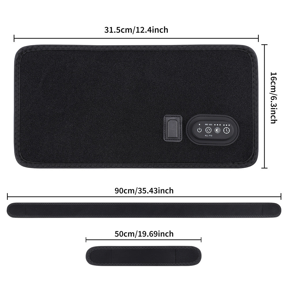 72-Piece 3-Core Red Light Therapy Lamp Board 660/850 Infrared Smart Timer Waist Support Belt