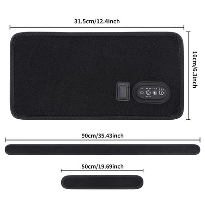 72-Piece 3-Core Red Light Therapy Lamp Board 660/850 Infrared Smart Timer Waist Support Belt
