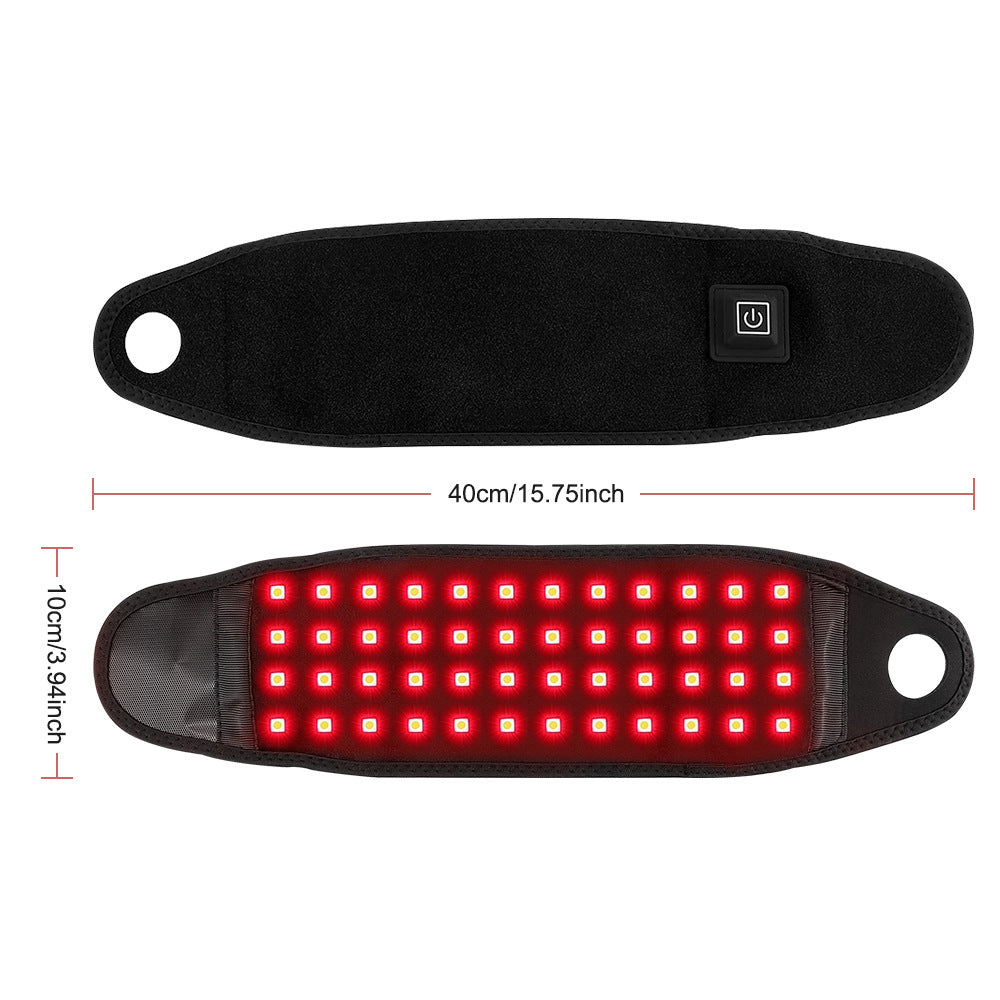 Hot Selling 48 LED Red Light Therapy Wrap with Smart Timing Adjustable Heat Wrist Support 660nm 850nm Pain Relief