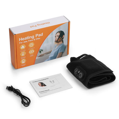 Rechargeable Face Warmer Band with 3 Heat Levels for Relaxation and Comfort