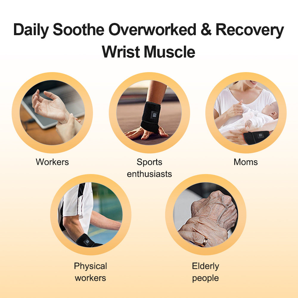 Hot Selling 48 LED Red Light Therapy Wrap with Smart Timing Adjustable Heat Wrist Support 660nm 850nm Pain Relief